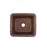 Thompson Traders NS25033H Vernazza Renovation Kitchen Rectangular Hand Hammered Copper Prep-Sink  Antique Copper