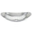 Thompson Traders NS25036-BRN Rennovations Bath Nickel Calder Oval Boat Shaped Handcrafted Copper Hammered Nickel