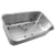 Nantucket Sinks NS3018-9-16 Large Rectangle Single Bowl Undermount Kitchen Sink, 9 Inches Deep