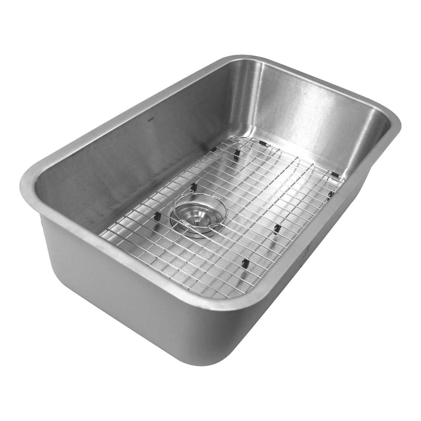 Nantucket Sinks NS3018-9-16 Large Rectangle Single Bowl Undermount Kitchen Sink, 9 Inches Deep