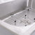 Nantucket Sinks NS3322-8 NS3322-8  33 Inch Large Rectangle Single Bowl 18 Gauge Stainless Steel Drop In Kitchen Sink