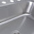 Nantucket Sinks NS3322-8 NS3322-8  33 Inch Large Rectangle Single Bowl 18 Gauge Stainless Steel Drop In Kitchen Sink