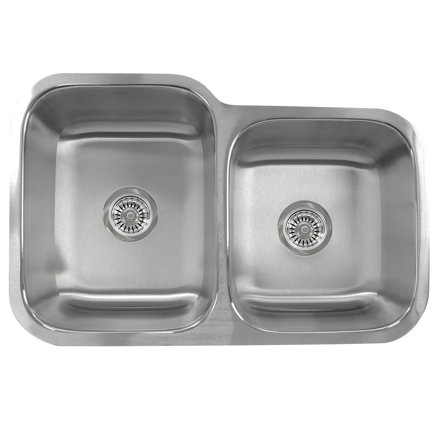Nantucket Sinks NS6040-18 Double bowl Undermount Kitchen Sink, 18 Gauge
