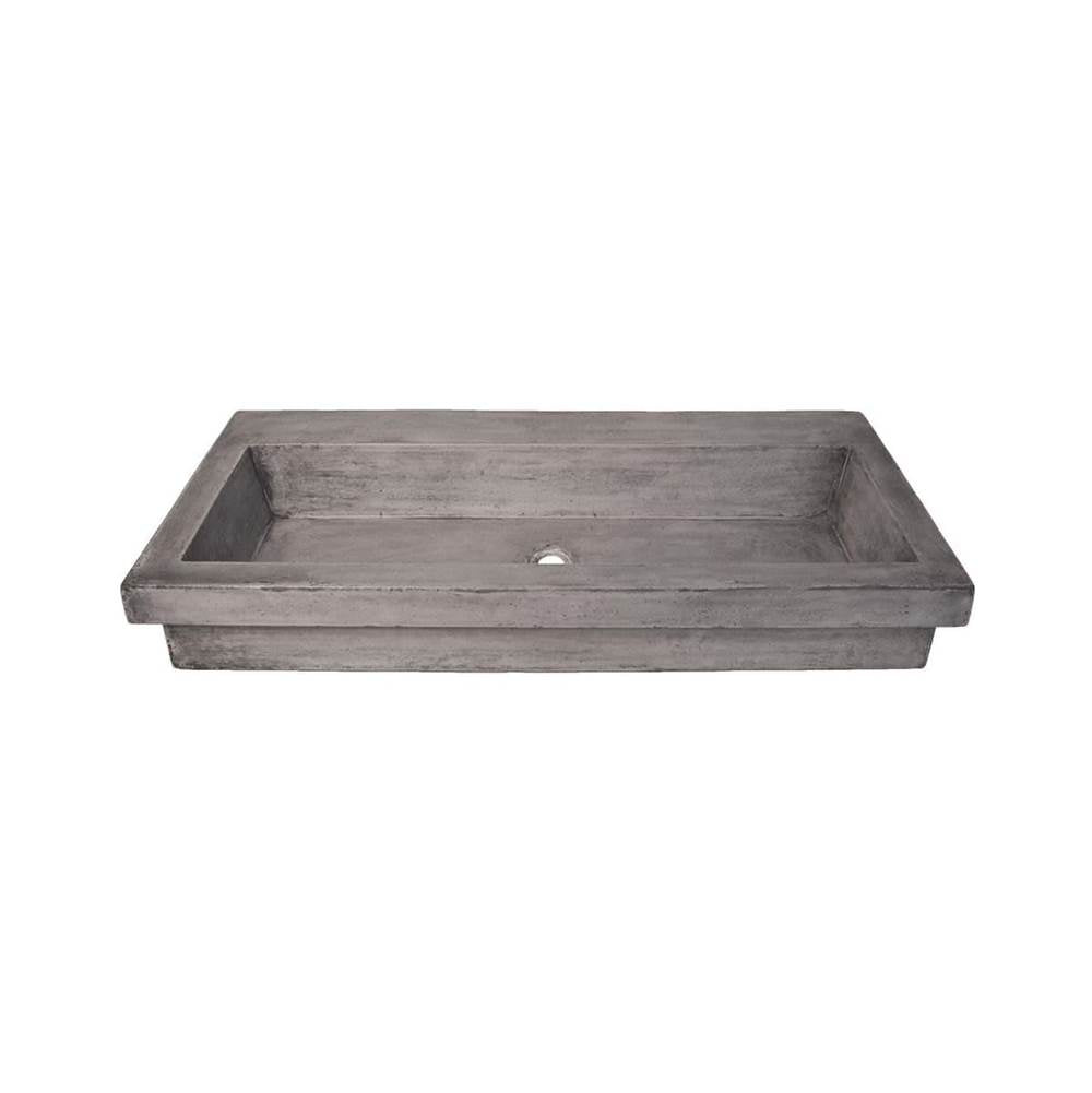 Native Trails NSL3619-X Trough 3619 Bathroom Sink -No Faucet Holes - Parent