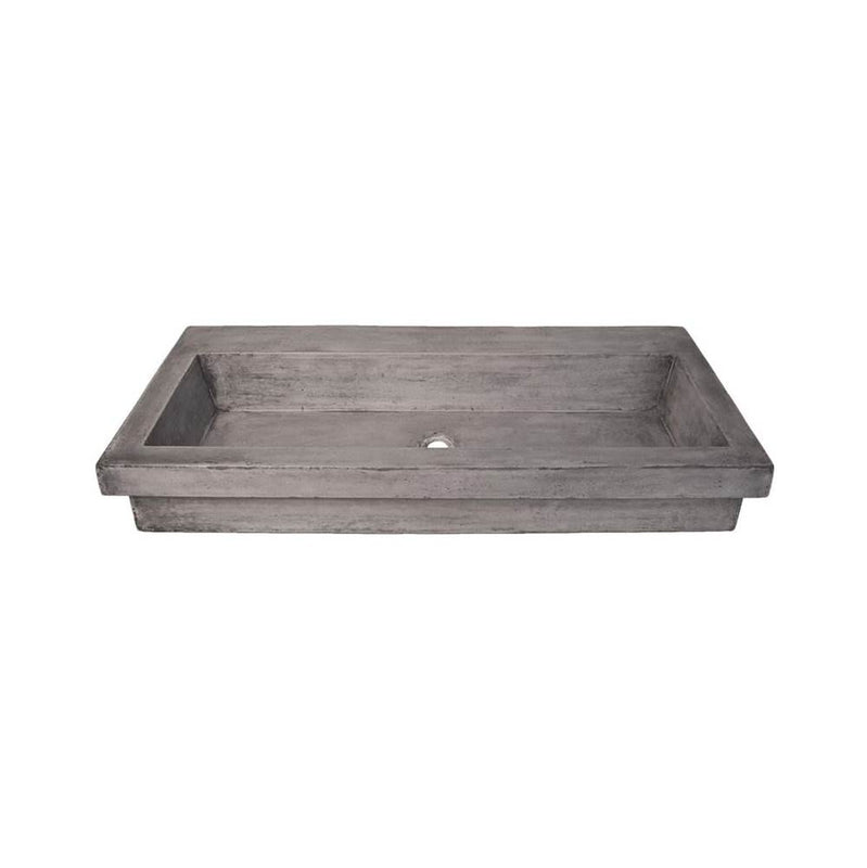 Native Trails NSL3619-X Trough 3619 Bathroom Sink -No Faucet Holes - Parent