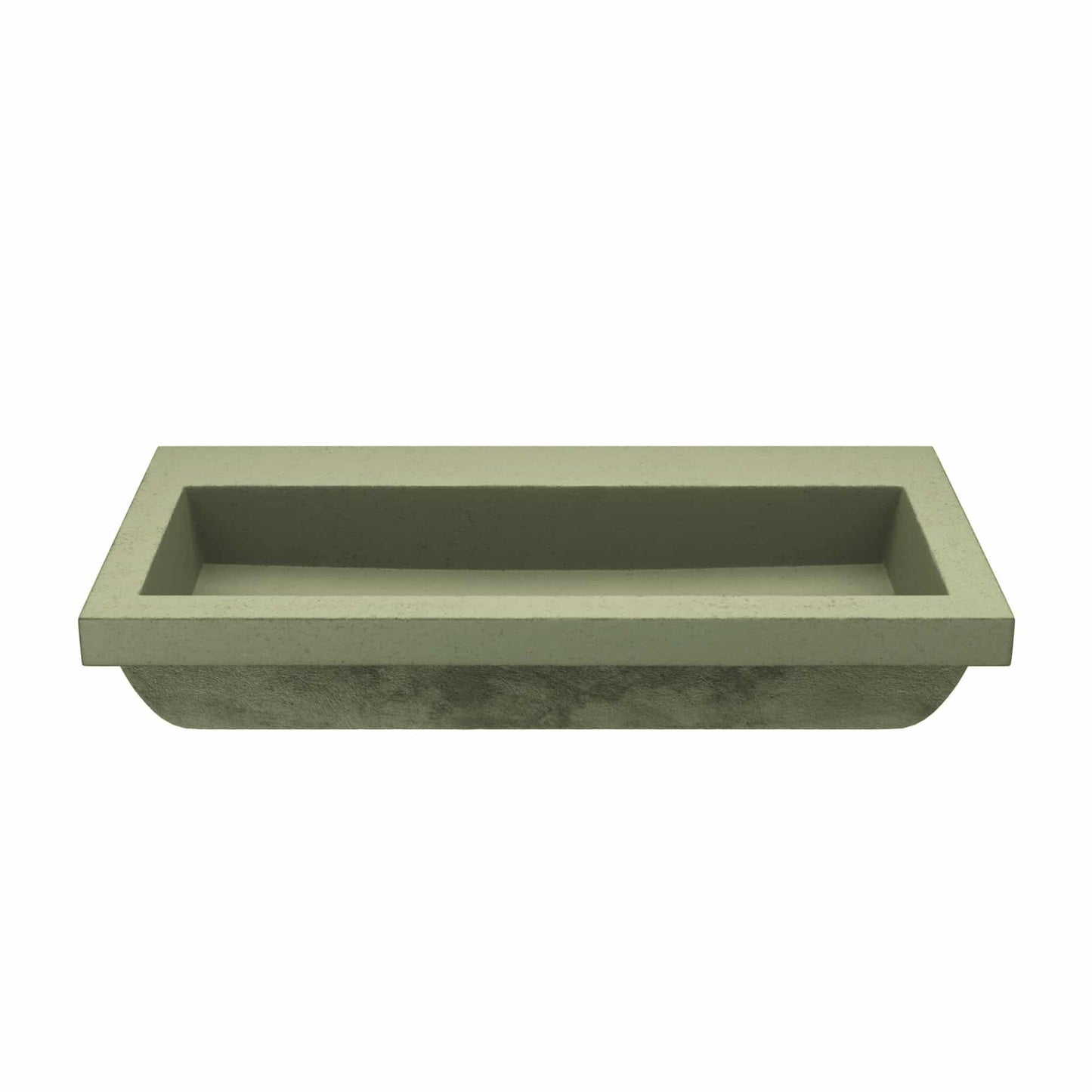Native Trails NSL3619-X Trough 3619 Bathroom Sink -No Faucet Holes