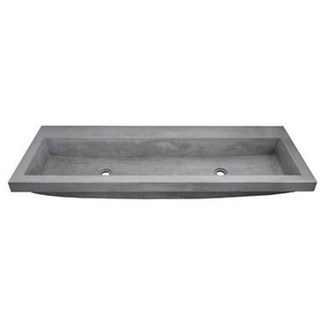 Native Trails NSL4819-X Trough 4819 Bathroom Sink -No Faucet Holes - Parent