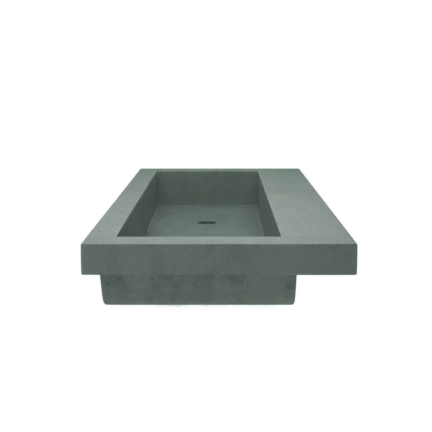 Native Trails NSL4819-X Trough 4819 Bathroom Sink -No Faucet Holes