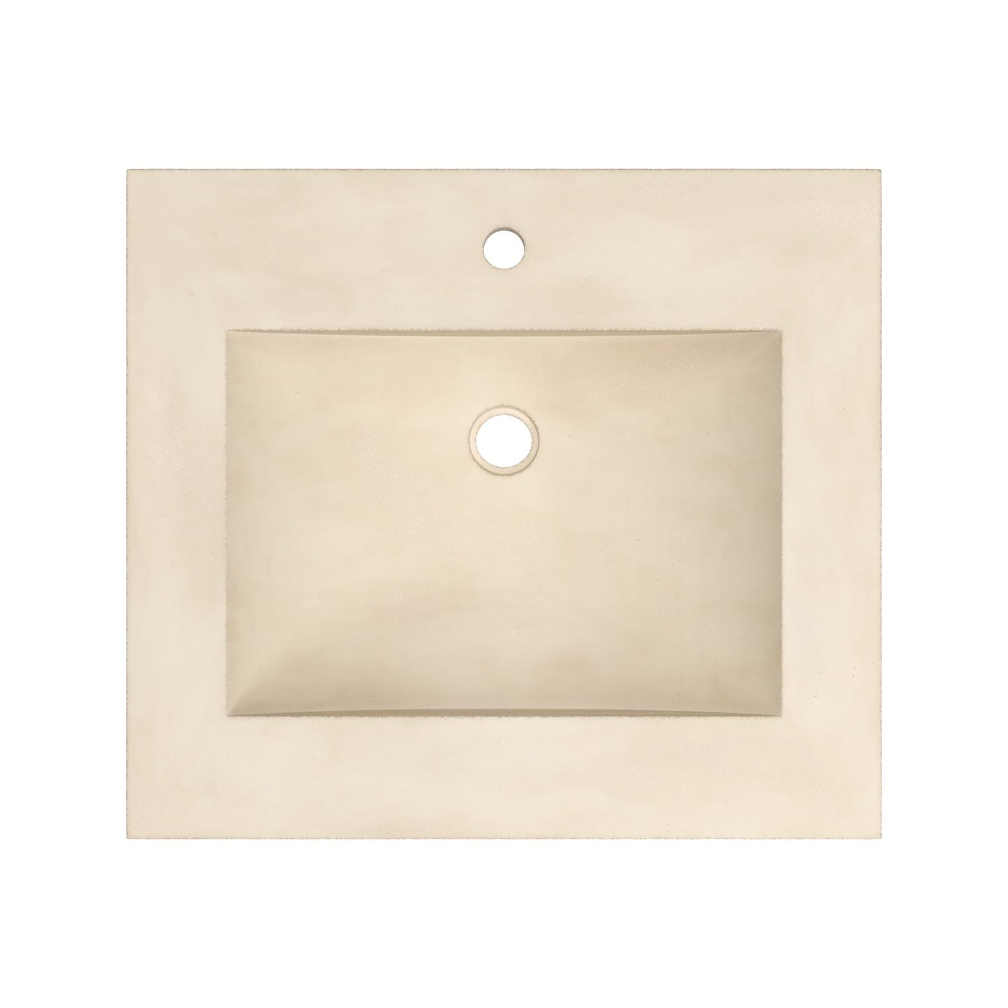 Native Trails Palomar Vanity Top with Integral Bathroom Sink -Single faucet hole