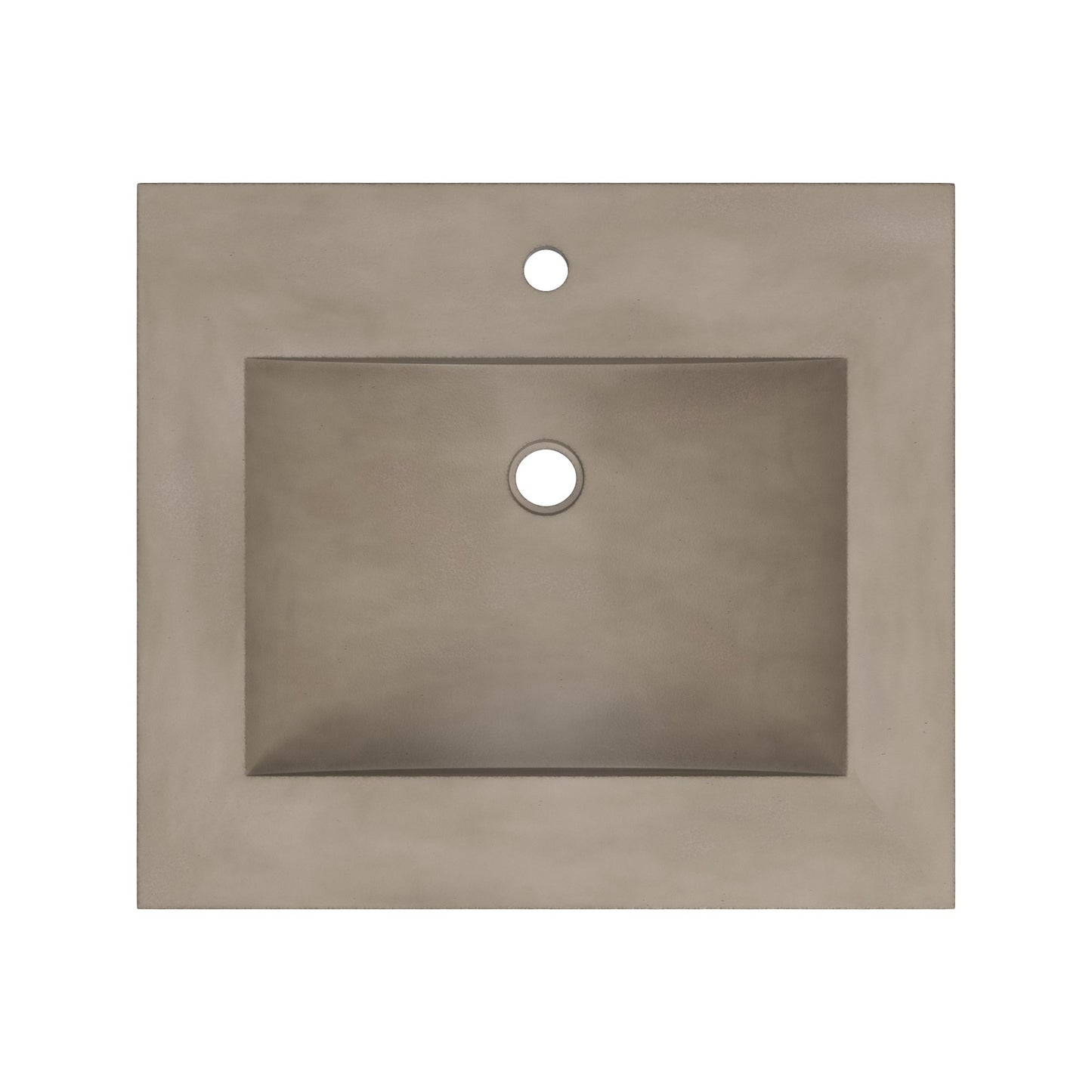 Native Trails Palomar Vanity Top with Integral Bathroom Sink -Single faucet hole