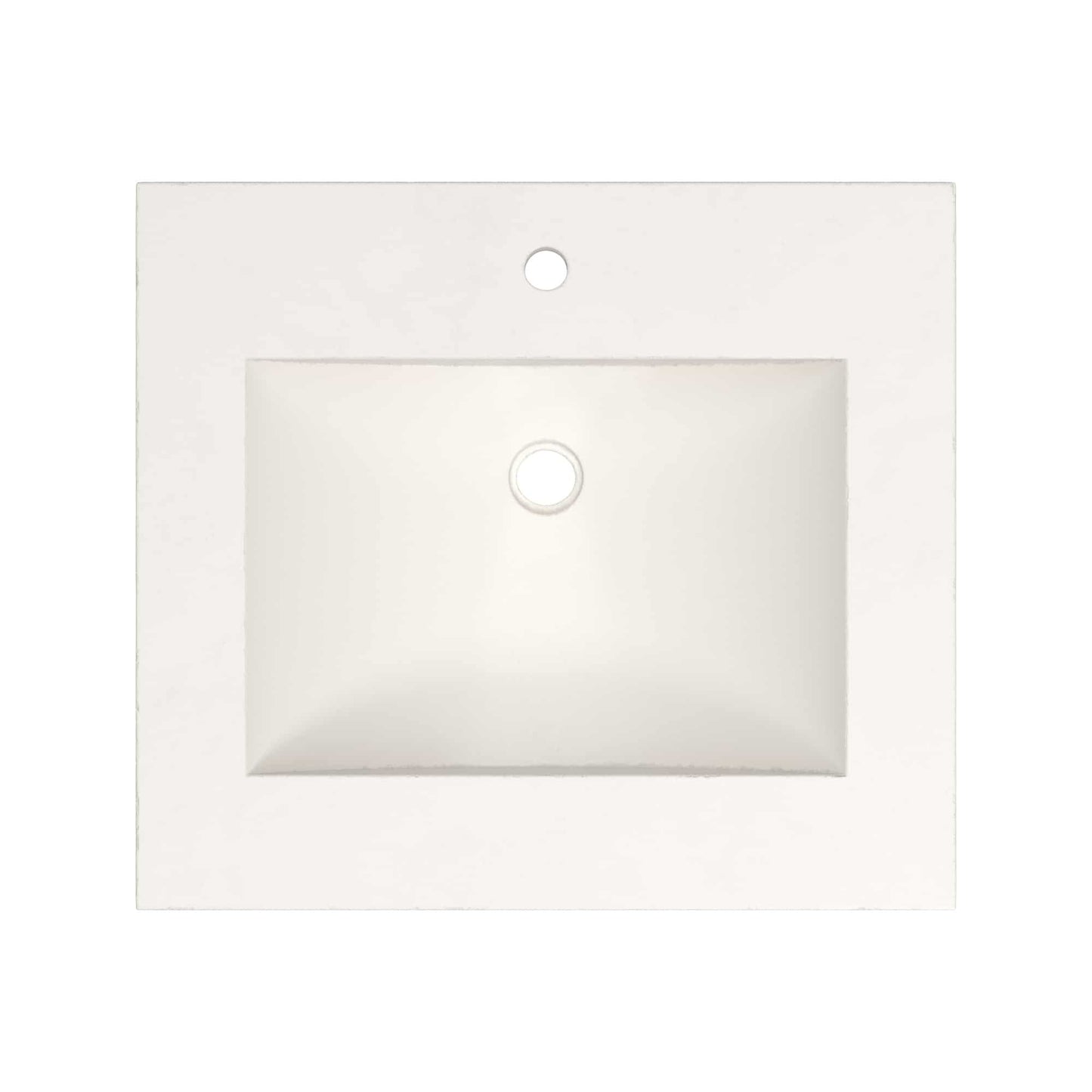 Native Trails Palomar Vanity Top with Integral Bathroom Sink -Single faucet hole