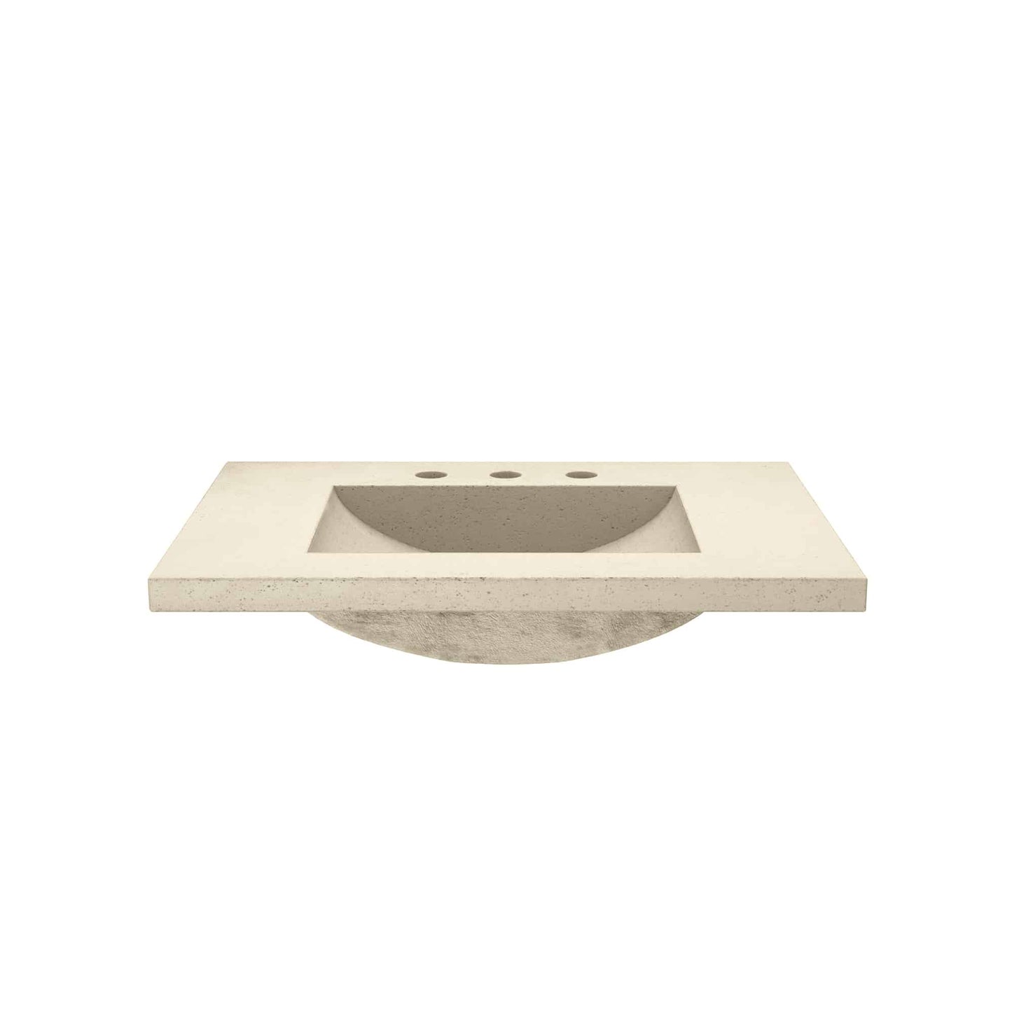 Native Trails Palomar Vanity Top with Integral Sink in Charcoal - 8" Widespread Cutout