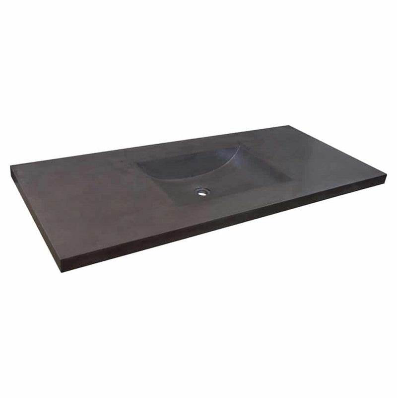 Native Trails Palomar Vanity Top with Integral Bathroom Sink -Single faucet hole