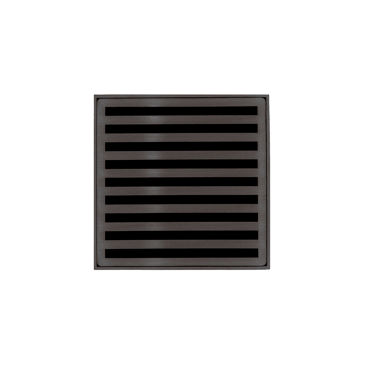 Infinity Drain N 4 4” Strainer - Lines Pattern & 2" Throat for N 4, ND 4, NDB 4