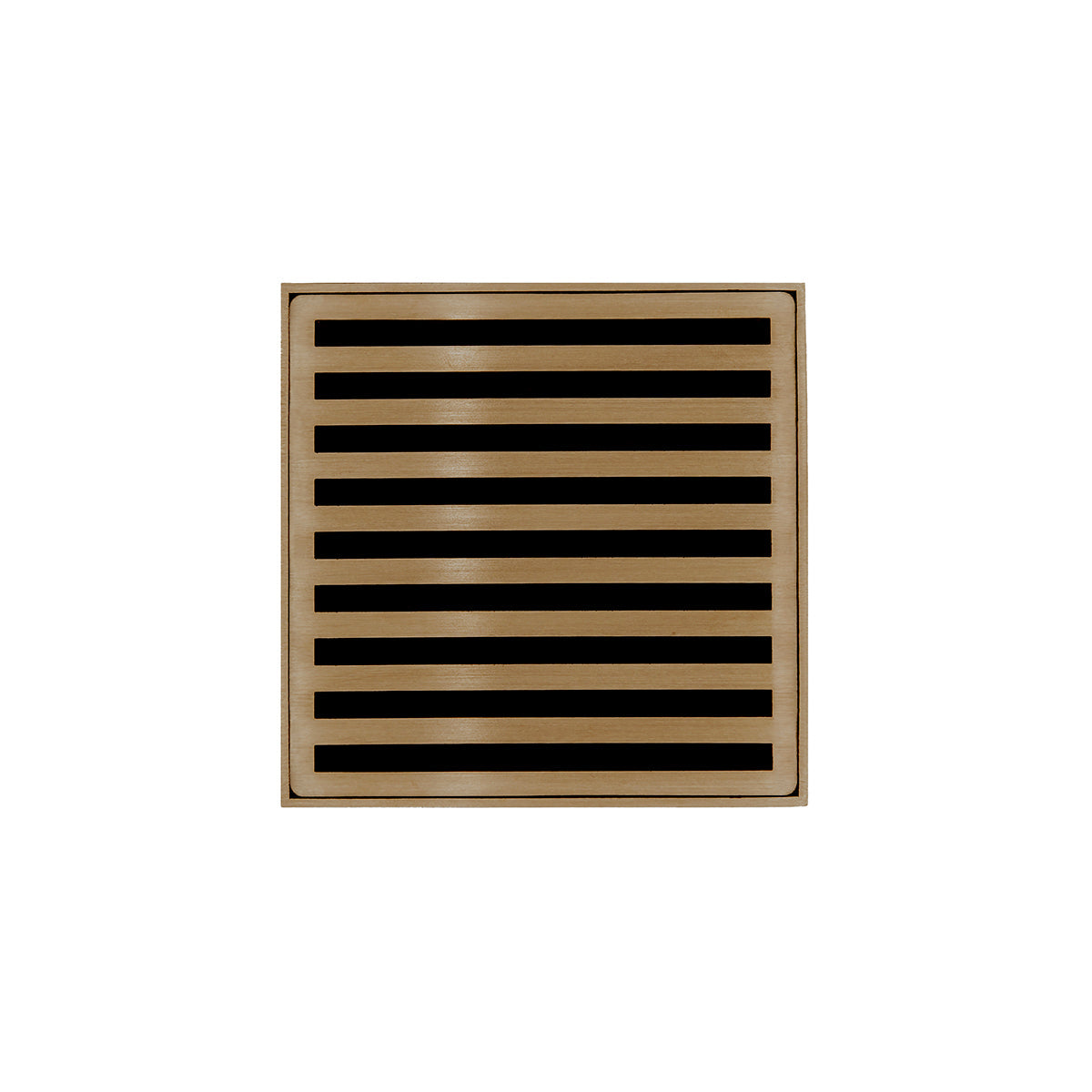 Infinity Drain N 4 4” Strainer - Lines Pattern & 2" Throat for N 4, ND 4, NDB 4