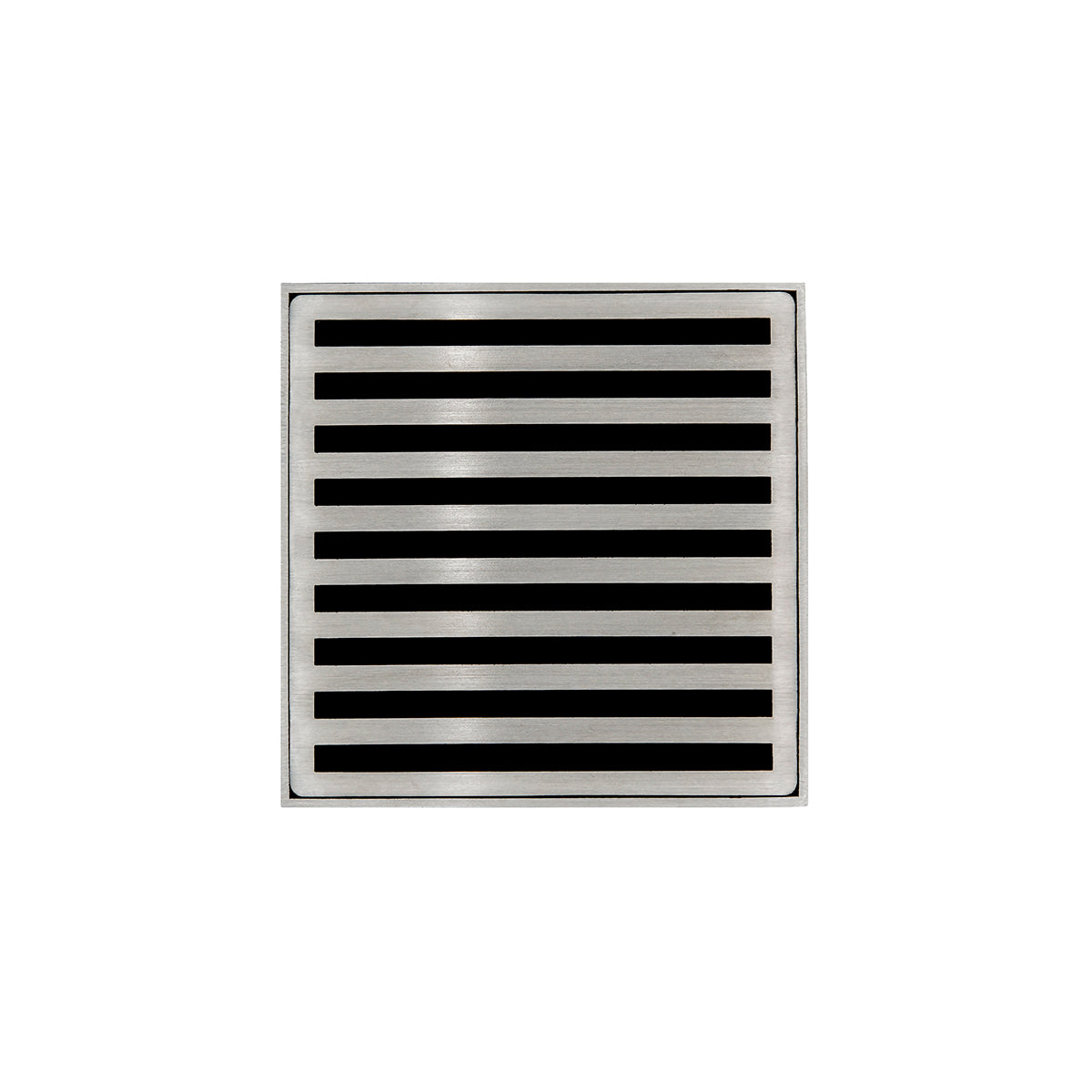 Infinity Drain N 4 4” Strainer - Lines Pattern & 2" Throat for N 4, ND 4, NDB 4
