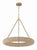Crystorama OAK-7536-SG Oakley Integrated LED Chandelier - Soft Gold
