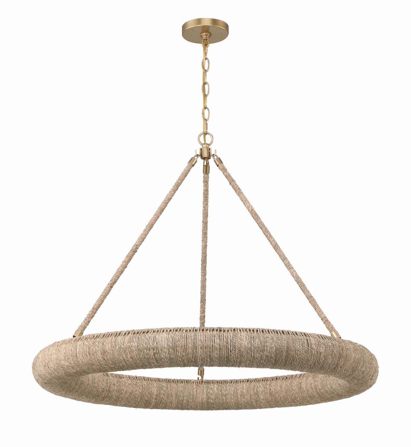 Crystorama OAK-7538-SG Oakley Integrated LED Chandelier - Soft Gold