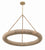 Crystorama OAK-7538-SG Oakley Integrated LED Chandelier - Soft Gold