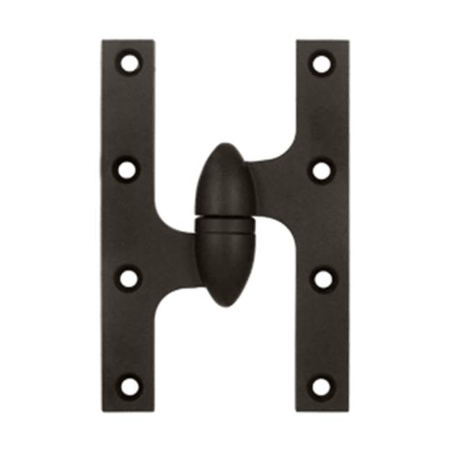 Deltana OK6038BL 6x 3-7/8 Olive Knuckle Hinge, Ball Bearing, Solid Brass - Parent