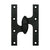 Deltana OK6038BL 6x 3-7/8 Olive Knuckle Hinge, Ball Bearing, Solid Brass