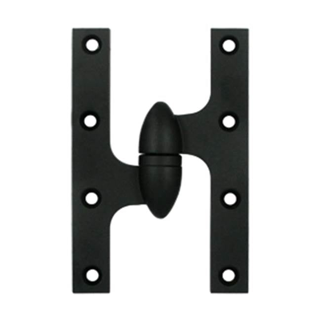 Deltana OK6038BL 6x 3-7/8 Olive Knuckle Hinge, Ball Bearing, Solid Brass