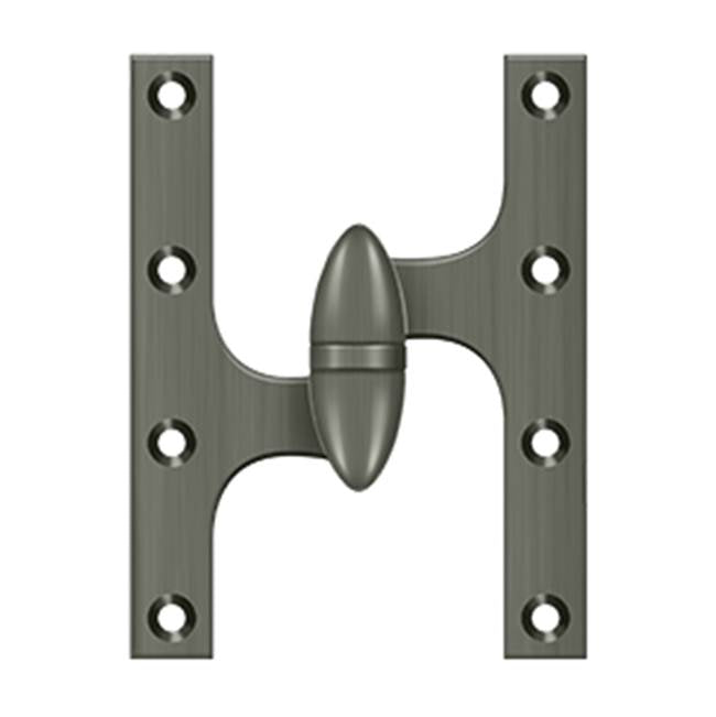 Deltana OK6045BL 6 x 4-1/2 Hinge