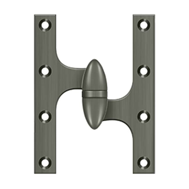 Deltana OK6045BR 6 x 4-1/2 Hinge