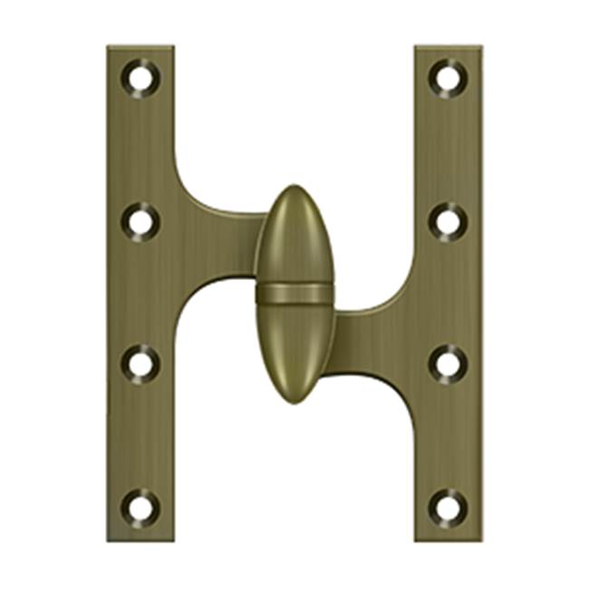 Deltana OK6045BR 6 x 4-1/2 Hinge