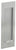 Omnia 7035 7" Pocket Door Pull