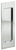 Omnia 7035 7" Pocket Door Pull