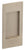 Omnia 7036 Pocket Door Pull Blank