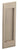 Omnia 7037 Pocket Door Pull Blank