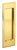 Omnia 7037 Pocket Door Pull Blank
