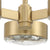 Crystorama ORS-733-MG Orson 3 Light Ceiling Mount - Modern Gold