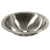 Nantucket Sinks OVS2017 OVS2017 19.75 Inch Hand Hammered Matte Stainless Steel Oval Bathroom Sink