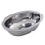 Nantucket Sinks OVS 17.75 Inch x 13.75 Inch Hand Hammered Oval Undermount Bathroom Sink