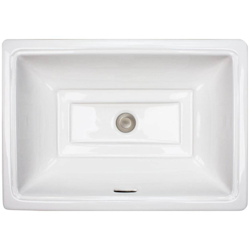 Linkasink P008 W Tiffany White Porcelain - White Glaze