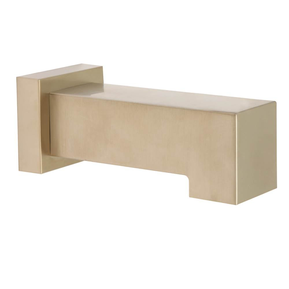 Huntington Brass P09295 Square Style Tub Spout Without Diverter