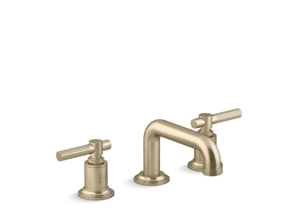 Kallista P21210-LV Central Park West Lavatory Bathroom Sink Faucet, Low Spout, Lever Handles