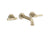 Kallista P21223-LV Central Park West  Wall-Mount Lavatory Bathroom Sink Faucet, Lever Handles