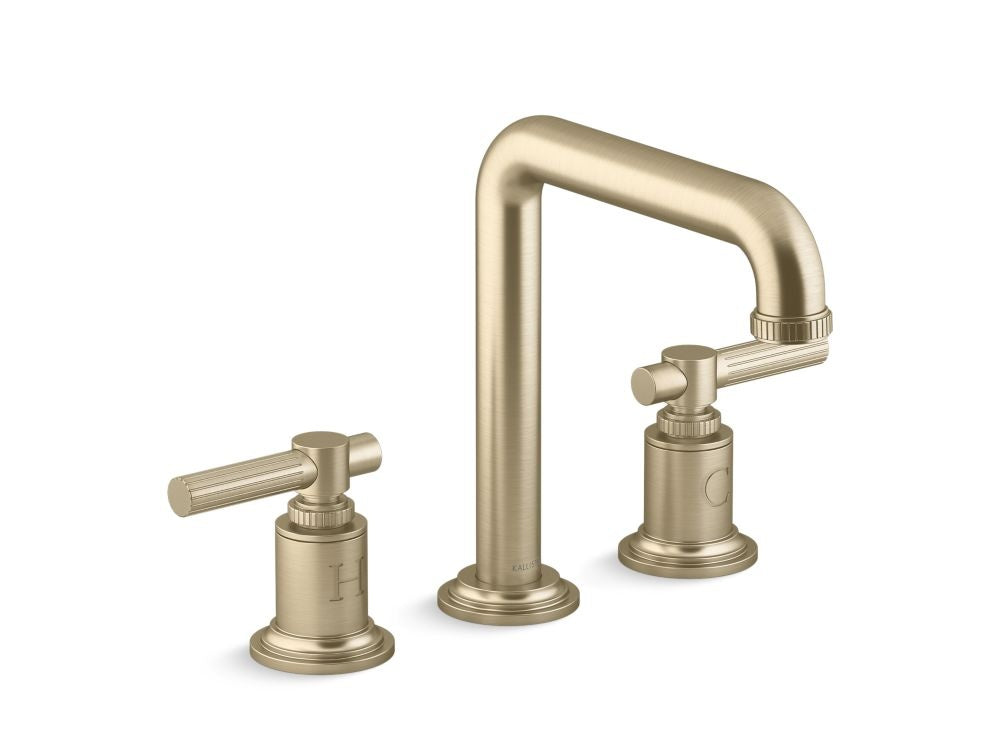 Kallista P21247-LV Central Park West Deck-Mount Roman Tub Bath Faucet, Tall Spout, Lever Handles