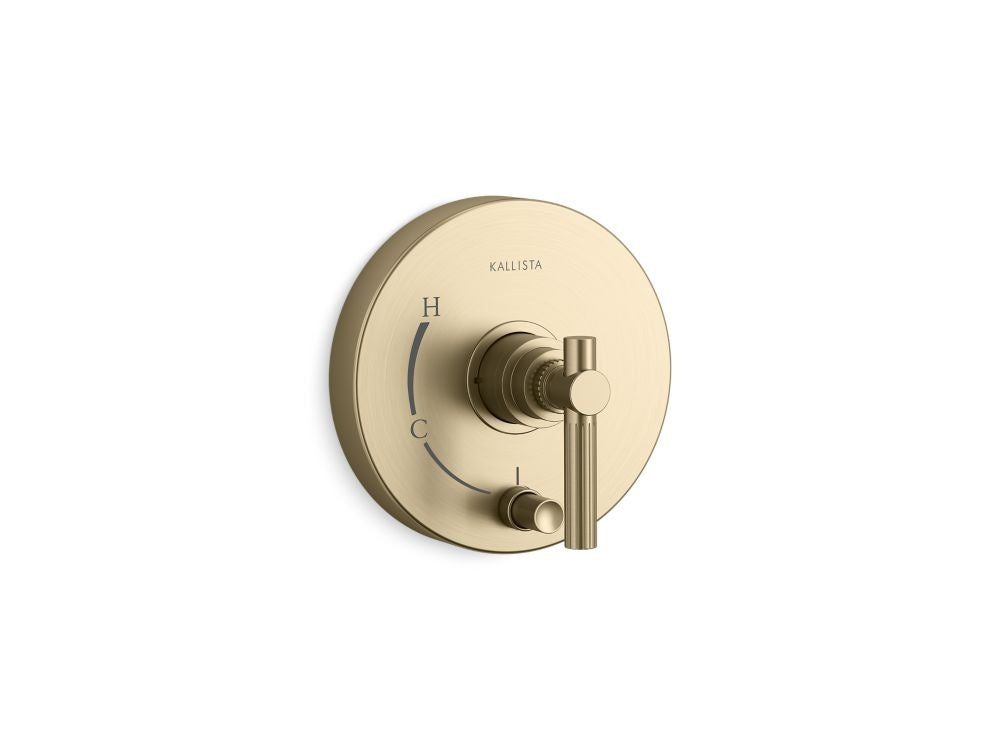 Kallista P21376-LV Central Park West Pressure Balance W/Diverter Trim, Lever Handle