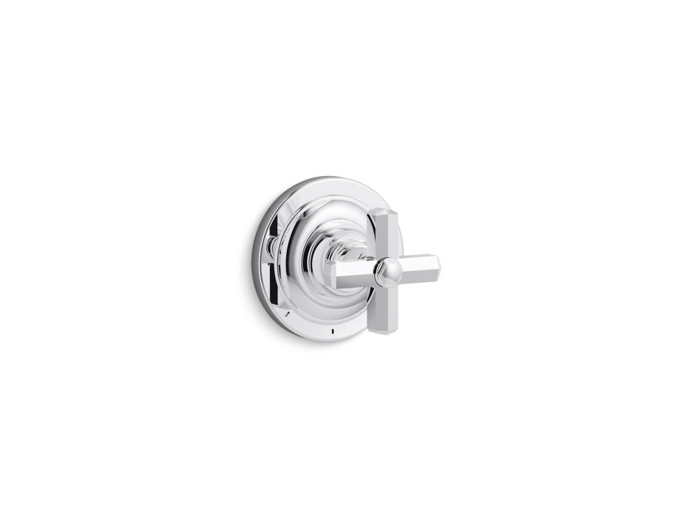 Kallista P22713-CR For Town Volume Control Trim, Cross Handle