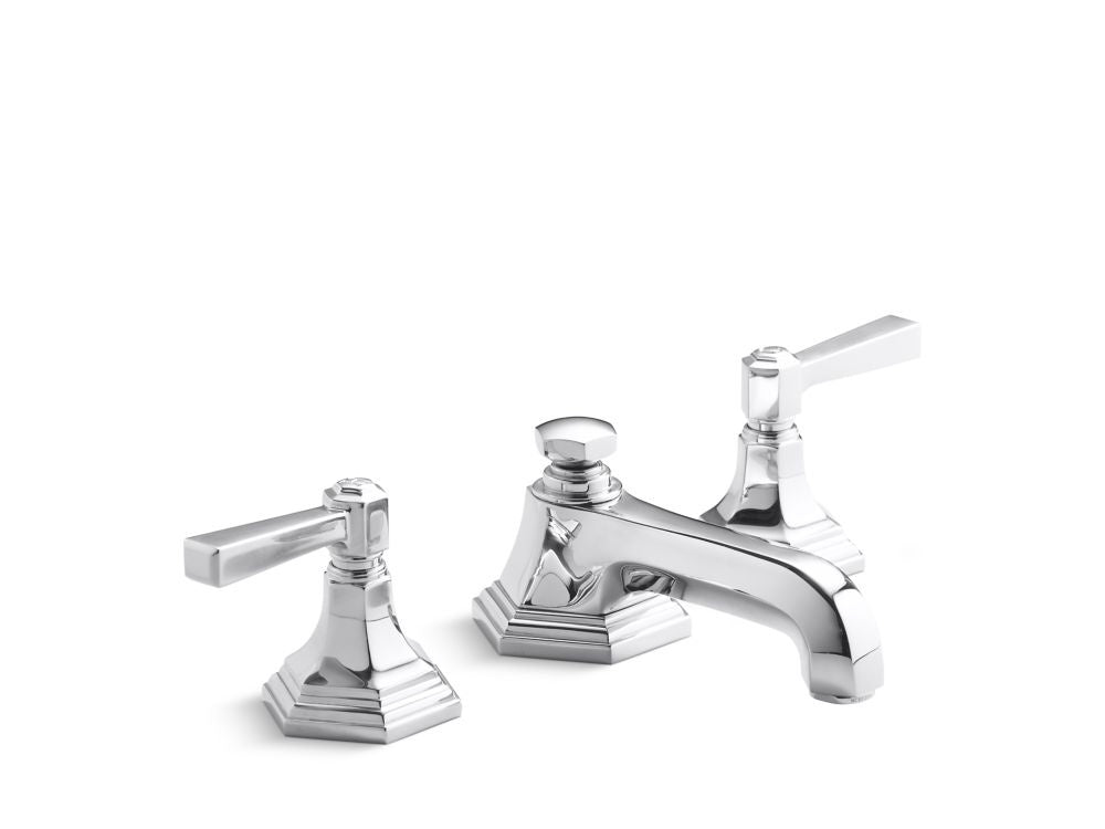 Kallista P22731-LV For Town Lavatory Bathroom Sink Faucet, Low Spout, Lever Handles