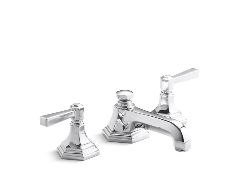 Kallista P22731-LV For Town Lavatory Bathroom Sink Faucet, Low Spout, Lever Handles