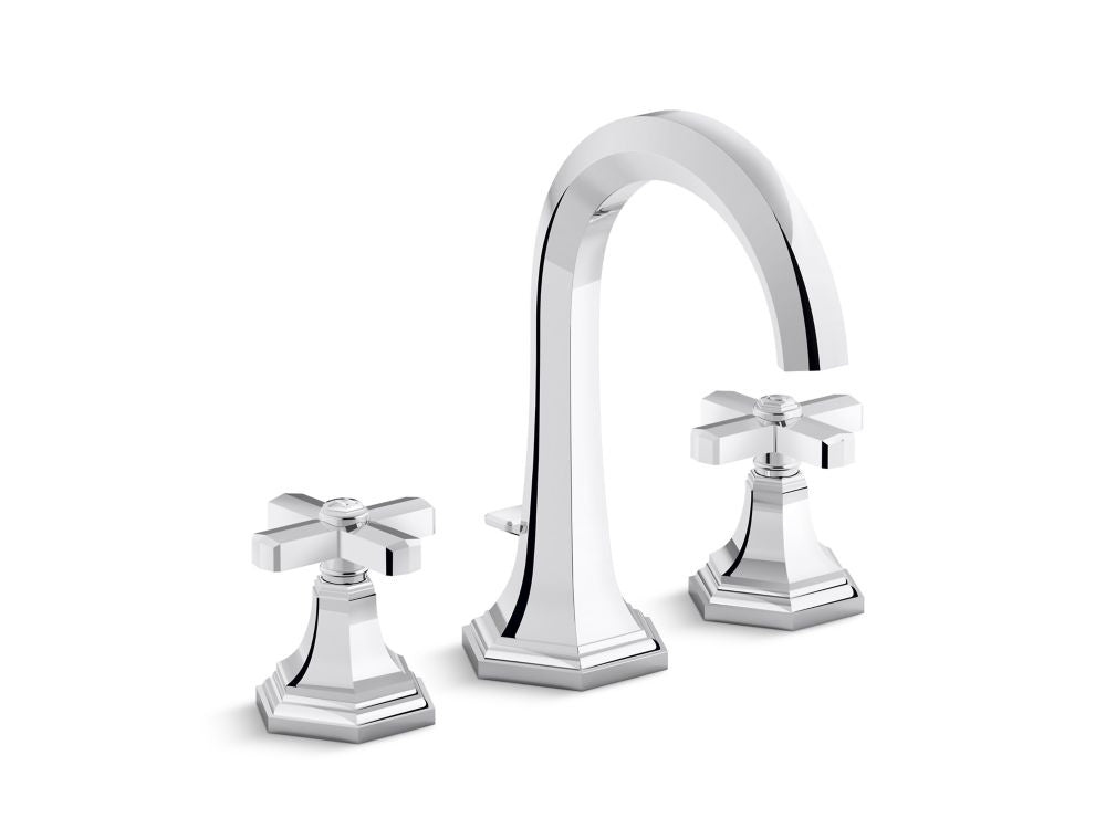 Kallista P22732-00 For Town Lavatory Bathroom Sink Faucet, Tall Spout, Cross Handles