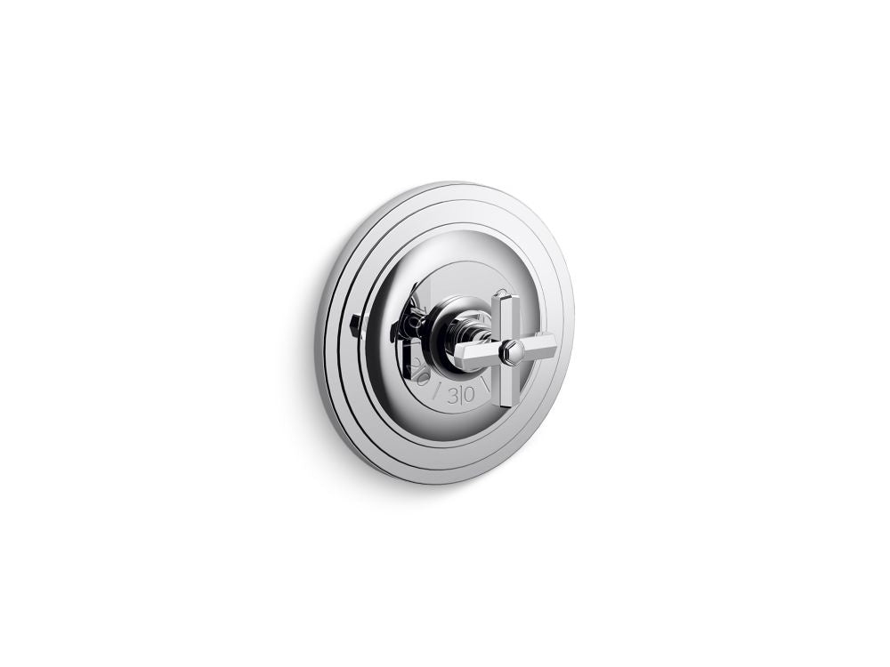 Kallista P22762-XX For Town Thermostatic Trim, Cross Handle