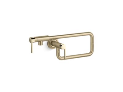 Kallista P23181-AF-BAF Juxtapose wall-mount pot filler