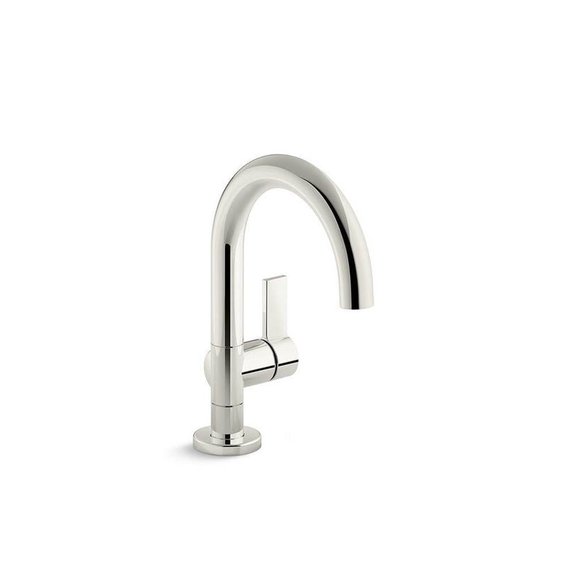Kallista P24409-00 One Single Control Lavatory Bathroom Sink Faucet, Gooseneck Spout - Parent